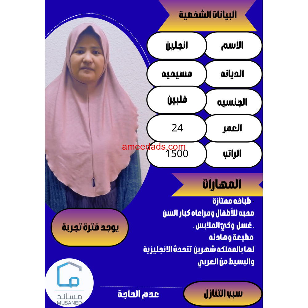 عاملات منزلية وطباخات